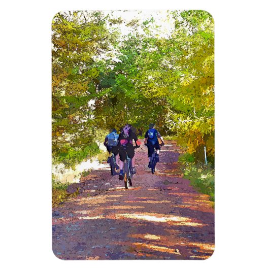 MOUNTAIN BIKING MAGNEET (Verticaal)