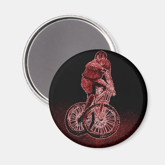 Mountain Biking Magneet (Voorkant / Achterkant)