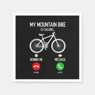 Mountain Biking MTB Downhill Cyclist Cycling Gift Servet