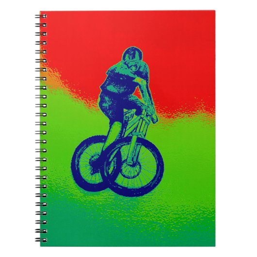Mountain Biking Notitieboek (Voorkant)