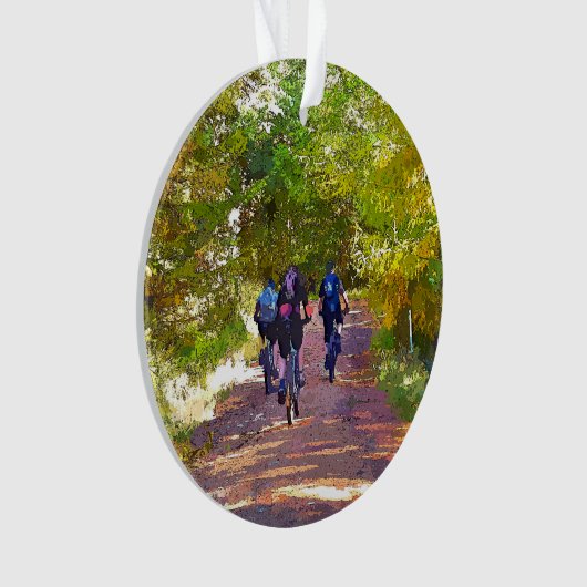 MOUNTAIN BIKING ORNAMENT (voorkant)
