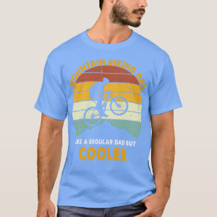 Mountain Biking papa als een gewone vader, maar ko T-shirt