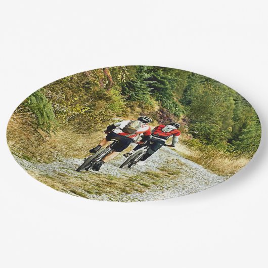 MOUNTAIN BIKING PAPIEREN BORDJE (Gekanteld)