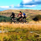 MOUNTAIN BIKING PAPIEREN BORDJE