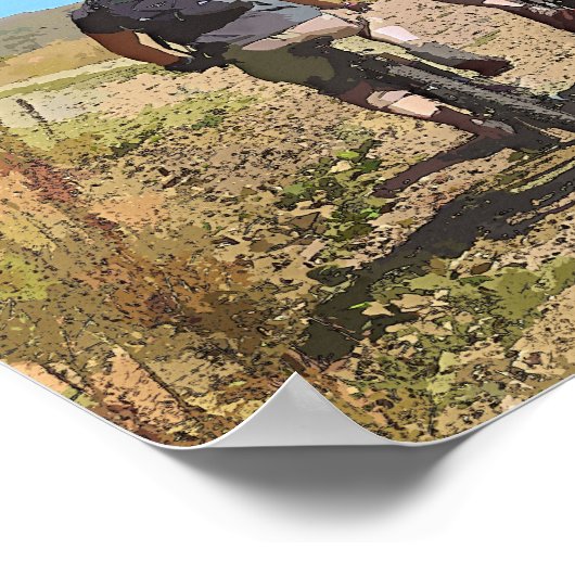 MOUNTAIN BIKING POSTER (Hoek)