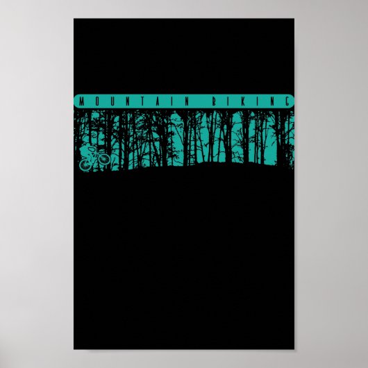 Mountain Biking Poster (Voorkant)
