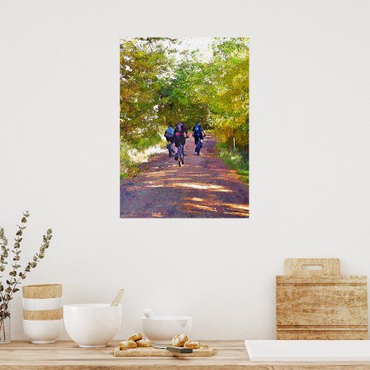 MOUNTAIN BIKING POSTER (Keuken)