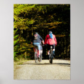 MOUNTAIN BIKING POSTER (Voorkant)