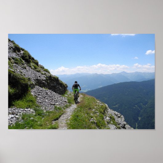 Mountain Biking Poster (Voorkant)