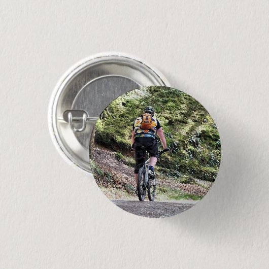 MOUNTAIN BIKING RONDE BUTTON 3,2 CM (Voorkant /achterkant)