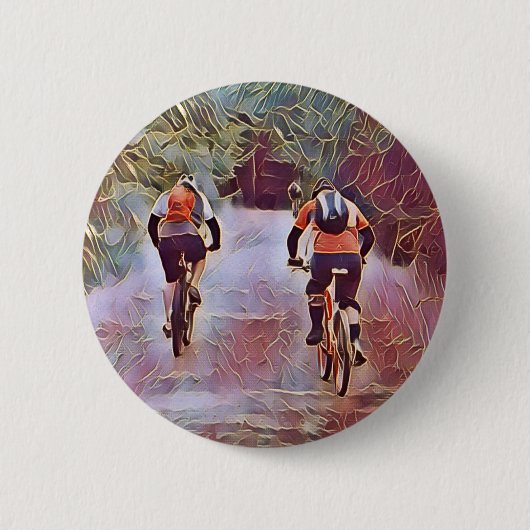 MOUNTAIN BIKING RONDE BUTTON 5,7 CM (Voorkant)