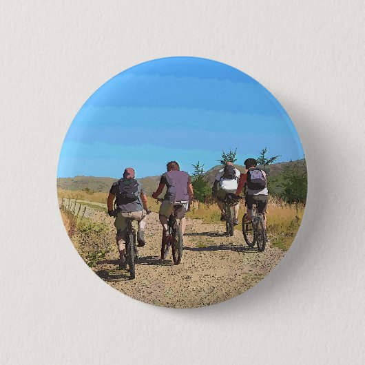 MOUNTAIN BIKING RONDE BUTTON 5,7 CM (Voorkant)