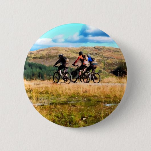 MOUNTAIN BIKING RONDE BUTTON 5,7 CM (Voorkant)