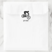 Mountain Biking Ronde Sticker (Tas)