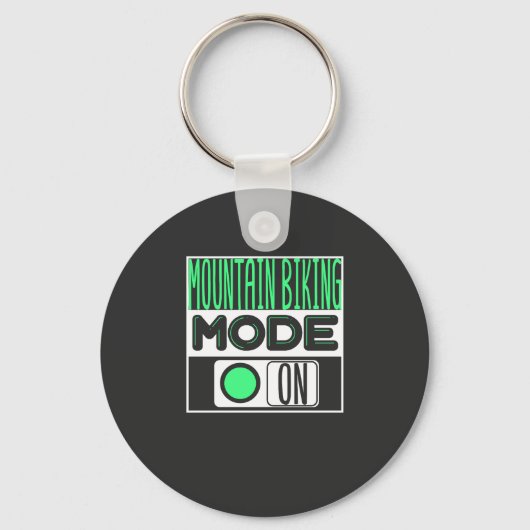 Mountain Biking Sleutelhanger (Voorkant)