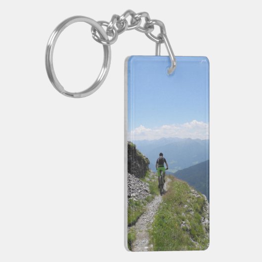 Mountain Biking Sleutelhanger (Voorkant Links)