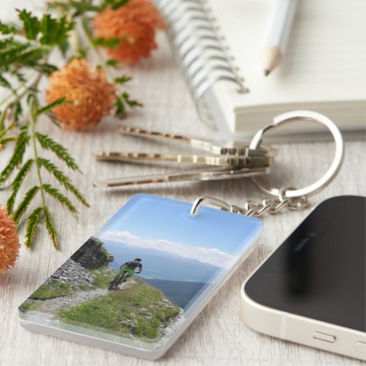 Mountain Biking Sleutelhanger (Voorkant Rechts)