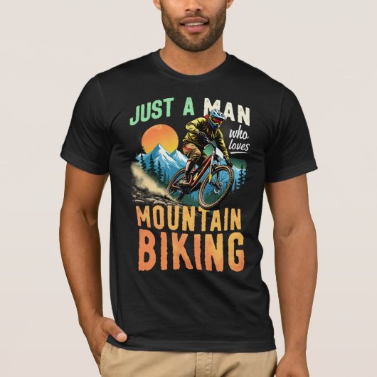 Mountain Biking T-shirt (Voorkant)