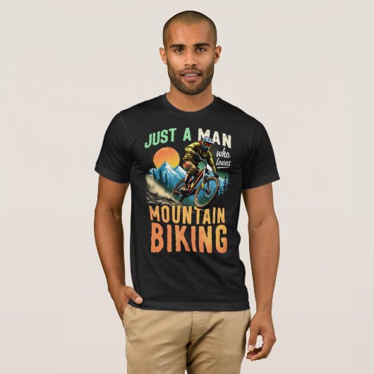 Mountain Biking T-shirt (Voorkant volledig)