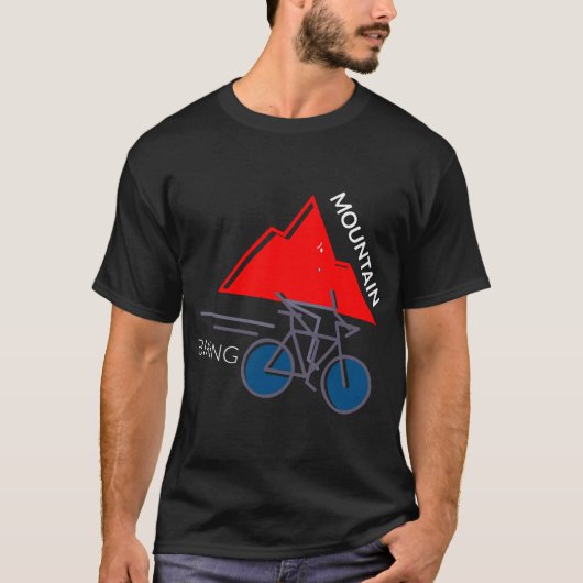 Mountain Biking T-shirt (Voorkant)