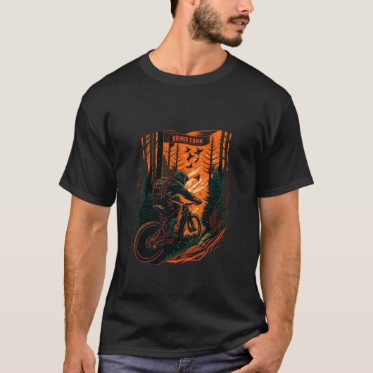 Mountain Biking T-Shirt voor mannen (Voorkant)