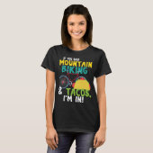 Mountain Biking Taco Lover Funny Mannen Vrouwen Gi T-shirt (Voorkant volledig)