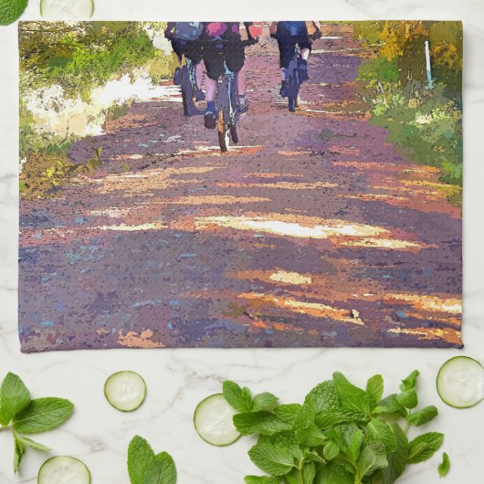 MOUNTAIN BIKING THEEDOEK (Gevouwen)