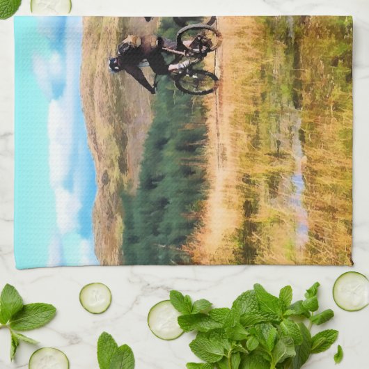 MOUNTAIN BIKING THEEDOEK (Gevouwen)