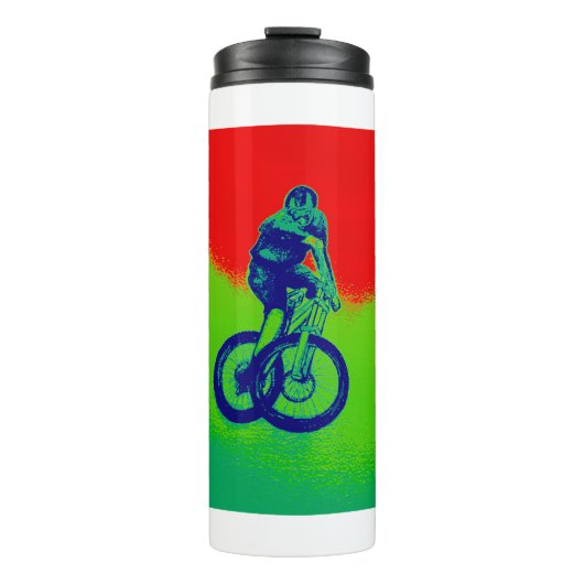 Mountain Biking Thermosbeker (Voorkant)