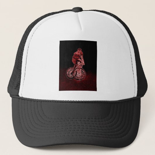 Mountain Biking Trucker Pet (Voorkant)