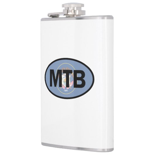 Mountain Biking Utah Flag Heupfles (Links)