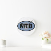 Mountain Biking Utah Flag Ronde Klok (Huis)