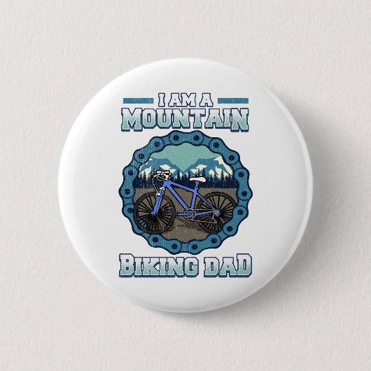 Mountain Biking Vader Grap Ronde Button 5,7 Cm (Voorkant)