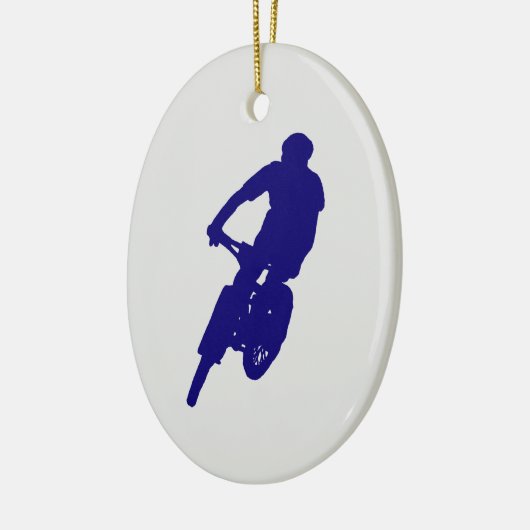 Mountain Biking-versiering Keramisch Ornament (Links)