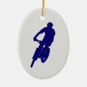 Mountain Biking-versiering Keramisch Ornament (Voorkant)