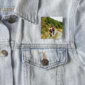 MOUNTAIN BIKING VIERKANTE BUTTON 5,1 CM (In situ)