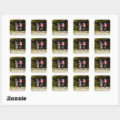 MOUNTAIN BIKING VIERKANTE STICKER (Vel)