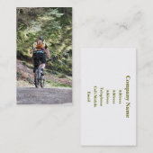 MOUNTAIN BIKING VISITEKAARTJE (Voorkant / Achterkant)