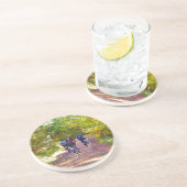 MOUNTAIN BIKING ZANDSTEEN ONDERZETTER (Zijkant)