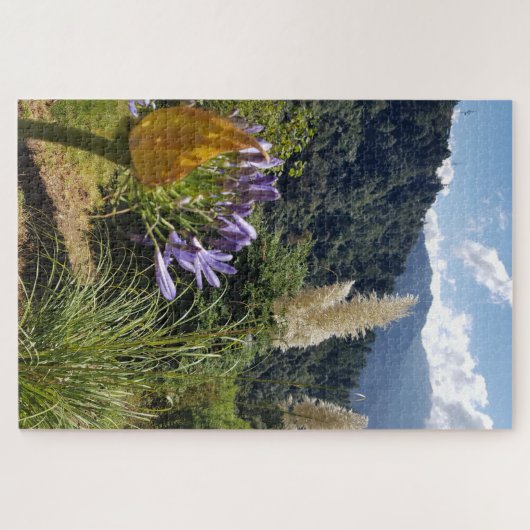 Mountain Bloom at the Edge of Light Legpuzzel (Horizontaal)