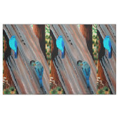 Mountain Blue Bird Stof (Fat Quarter)