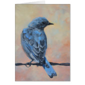 Mountain Bluebird Fine Art All Occasion Kaart (Voorkant)