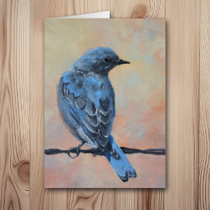 Mountain Bluebird Fine Art All Occasion Kaart