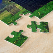 Mountain Boerderij House Legpuzzel (Zijkant)