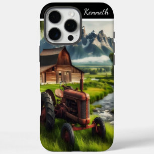 Mountain Boerderij Tractor iPhone 16 Pro Max Hoesje