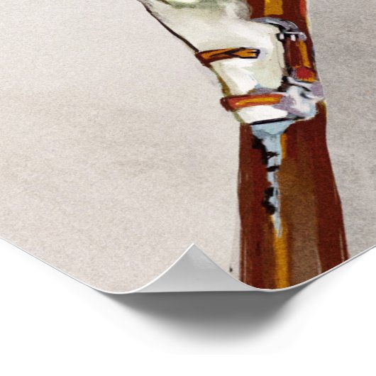 "Mountain Brewskis" Cool Retro Ski Pinup Art Poster (Hoek)