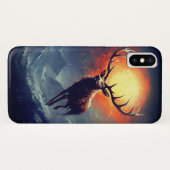 Mountain Buck loopt van brandend vuur Case-Mate iPhone Case (Achterkant (horizontaal))