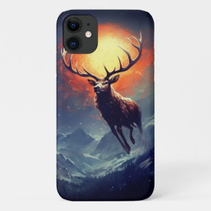 Mountain Buck loopt van brandend vuur Case-Mate iPhone Case