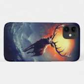 Mountain Buck loopt van brandend vuur Case-Mate iPhone Case (Achterkant (horizontaal))