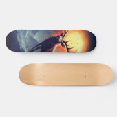 Mountain Buck loopt van brandend vuur Persoonlijk Skateboard (Horizontaal)
